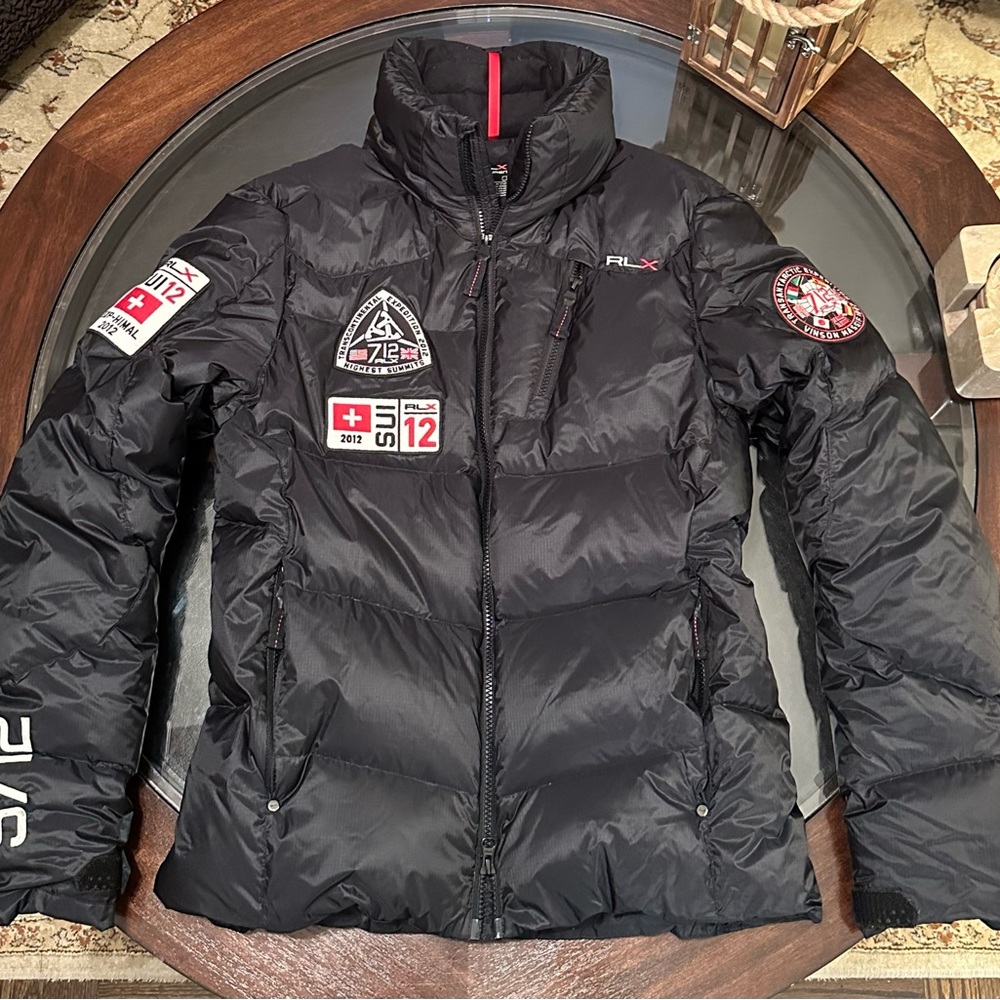 Ralph Lauren RLX Gent’s Size Medium Expedition Down & Feathers Jacket Black